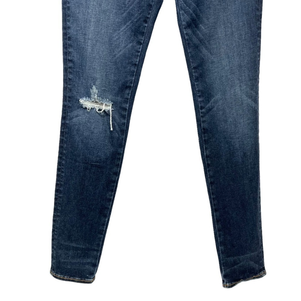 Driftwood Floral Boho Embroidery Distressed Skinny Denim Jeans Women’s 26 - Picture 3 of 11